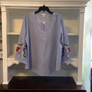 Stripper wide sleeve top